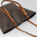 LOUIS VUITTON Monogram Sac Shopping Tote Bag M51108 LV Auth 140435-6