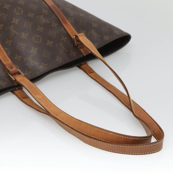 LOUIS VUITTON Monogram Sac Shopping Tote Bag M51108 LV Auth 140435