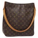 LOUIS VUITTON Monogram Looping GM Shoulder Bag M51145 LV Auth 140436-1