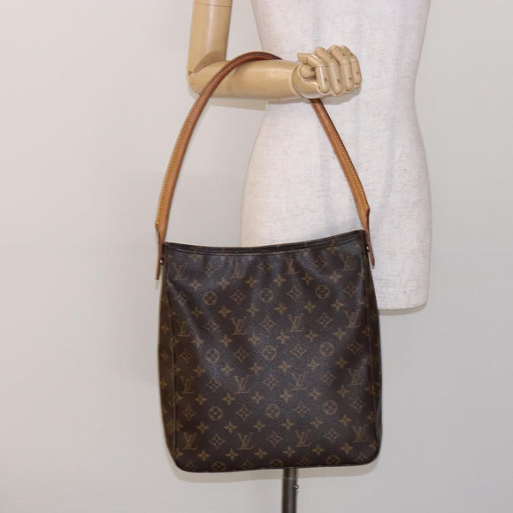 LOUIS VUITTON Monogram Looping GM Shoulder Bag M51145 LV Auth 140436