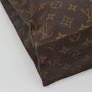 LOUIS VUITTON Monogram Sac Plat Hand Bag M51140 LV Auth 140437-14