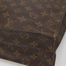 LOUIS VUITTON Monogram Sac Plat Hand Bag M51140 LV Auth 140437-15