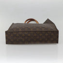 LOUIS VUITTON Monogram Sac Plat Hand Bag M51140 LV Auth 140437-5