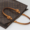 LOUIS VUITTON Monogram Sac Plat Hand Bag M51140 LV Auth 140438-6