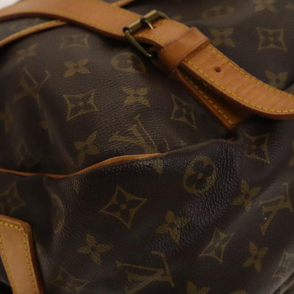 LOUIS VUITTON Monogram Saumur 43 Shoulder Bag M42252 LV Auth 140441