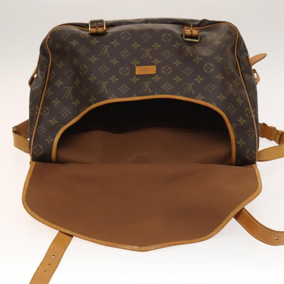 LOUIS VUITTON Monogram Saumur 43 Shoulder Bag M42252 LV Auth 140441