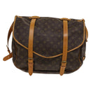 LOUIS VUITTON Monogram Saumur 43 Shoulder Bag M42252 LV Auth 140441-13