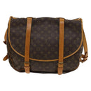 LOUIS VUITTON Monogram Saumur 43 Shoulder Bag M42252 LV Auth 140441-2