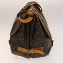 LOUIS VUITTON Monogram Saumur 43 Shoulder Bag M42252 LV Auth 140441-3