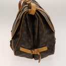 LOUIS VUITTON Monogram Saumur 43 Shoulder Bag M42252 LV Auth 140441-4