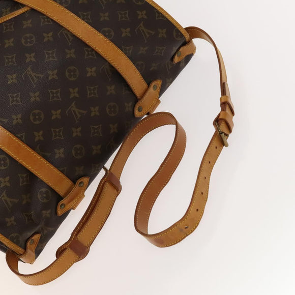 LOUIS VUITTON Monogram Saumur 43 Shoulder Bag M42252 LV Auth 140441