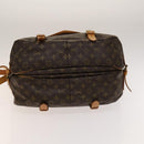 LOUIS VUITTON Monogram Saumur 43 Shoulder Bag M42252 LV Auth 140441-5