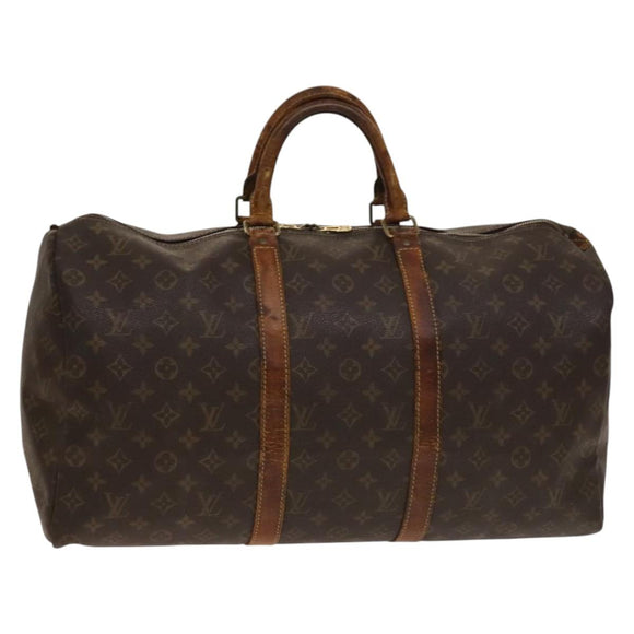 LOUIS VUITTON Monogram Keepall 50 Boston Bag M41426 LV Auth 140450