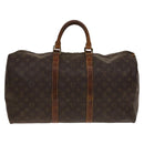 LOUIS VUITTON Monogram Keepall 50 Boston Bag M41426 LV Auth 140450-2