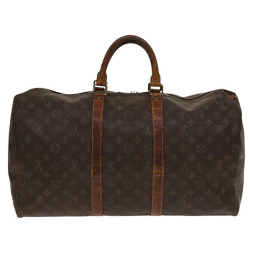 LOUIS VUITTON Monogram Keepall 50 Boston Bag M41426 LV Auth 140450 - 0