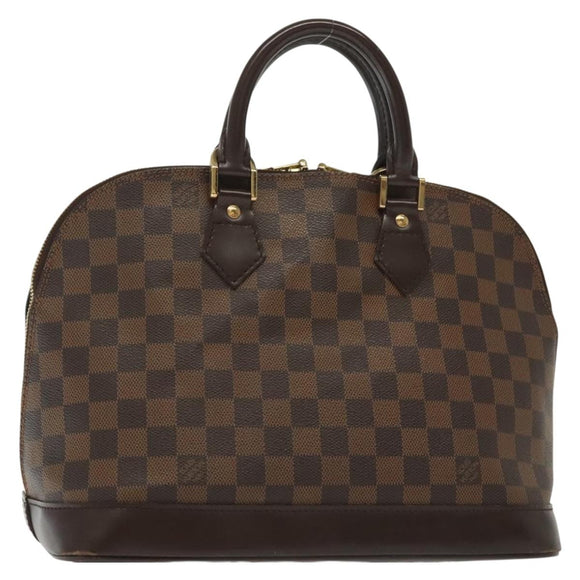 LOUIS VUITTON Damier Ebene Alma Hand Bag N51131 LV Auth 140459