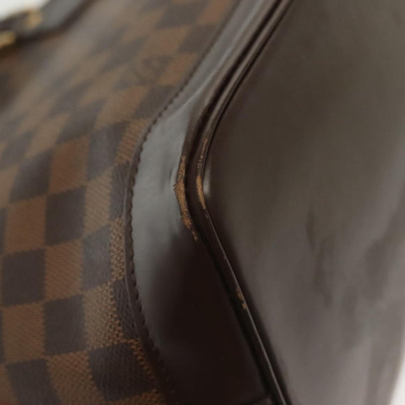 LOUIS VUITTON Damier Ebene Alma Hand Bag N51131 LV Auth 140459