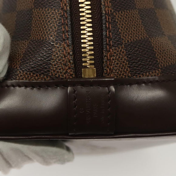 LOUIS VUITTON Damier Ebene Alma Hand Bag N51131 LV Auth 140459