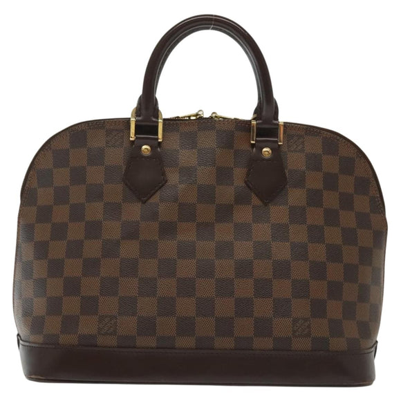 LOUIS VUITTON Damier Ebene Alma Hand Bag N51131 LV Auth 140459