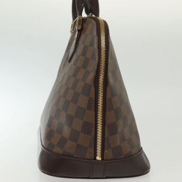 LOUIS VUITTON Damier Ebene Alma Hand Bag N51131 LV Auth 140459