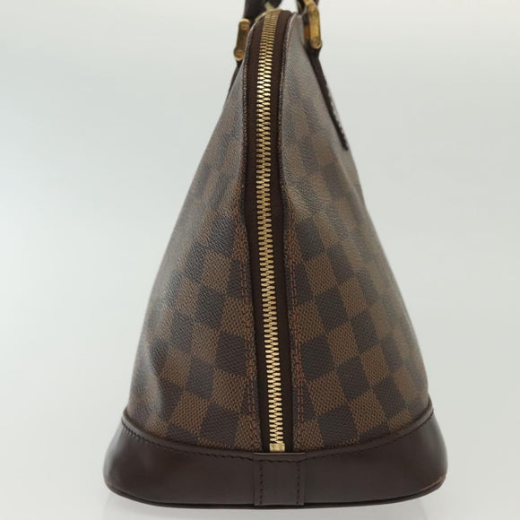 LOUIS VUITTON Damier Ebene Alma Hand Bag N51131 LV Auth 140459