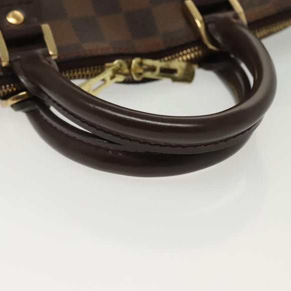 LOUIS VUITTON Damier Ebene Alma Hand Bag N51131 LV Auth 140459