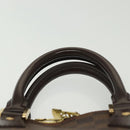 LOUIS VUITTON Damier Ebene Alma Hand Bag N51131 LV Auth 140459-8