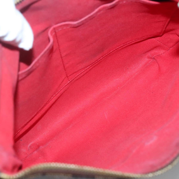 LOUIS VUITTON Damier Ebene Bloomsbury PM Shoulder Bag N42251 LV Auth 140460