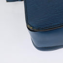 LOUIS VUITTON Epi Cartouchiere MM Shoulder Bag Blue M52245 LV Auth 140462-17