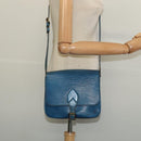LOUIS VUITTON Epi Cartouchiere MM Shoulder Bag Blue M52245 LV Auth 140462-23