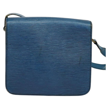 LOUIS VUITTON Epi Cartouchiere MM Shoulder Bag Blue M52245 LV Auth 140462 - 0