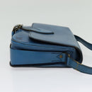 LOUIS VUITTON Epi Cartouchiere MM Shoulder Bag Blue M52245 LV Auth 140462-4