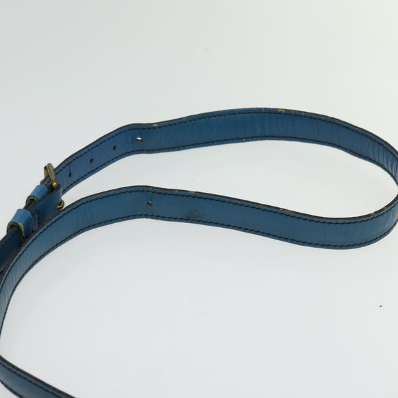 LOUIS VUITTON Epi Cartouchiere MM Shoulder Bag Blue M52245 LV Auth 140462