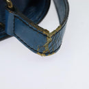 LOUIS VUITTON Epi Cartouchiere MM Shoulder Bag Blue M52245 LV Auth 140462-8