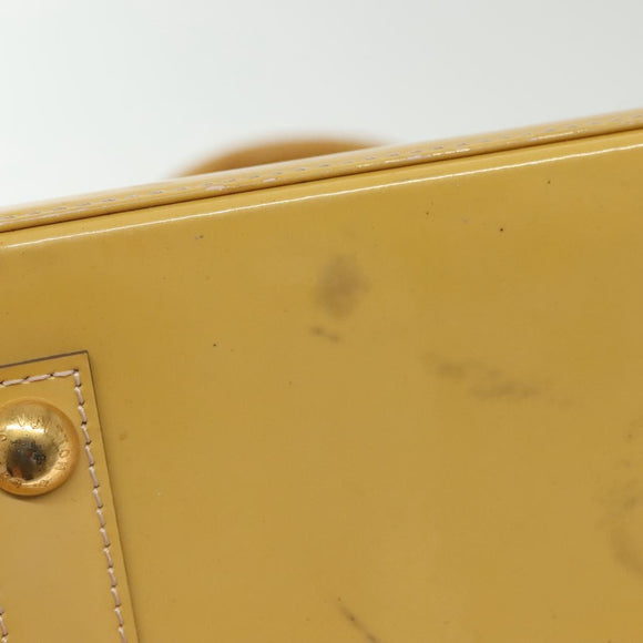 LOUIS VUITTON Monogram Vernis Alma PM Hand Bag Rose Angelique M90062 Auth 140466