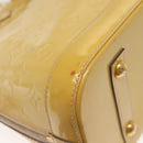 LOUIS VUITTON Monogram Vernis Alma PM Hand Bag Rose Angelique M90062 Auth 140466-15