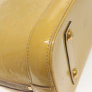 LOUIS VUITTON Monogram Vernis Alma PM Hand Bag Rose Angelique M90062 Auth 140466-17