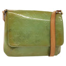 LOUIS VUITTON Monogram Vernis Thompson Street Bag Baby Blue M91009 Auth 140467-1