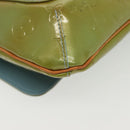 LOUIS VUITTON Monogram Vernis Thompson Street Bag Baby Blue M91009 Auth 140467-17