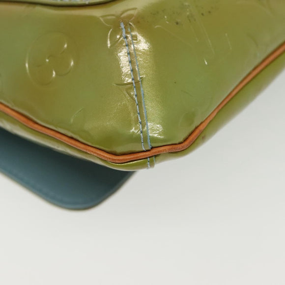 LOUIS VUITTON Monogram Vernis Thompson Street Bag Baby Blue M91009 Auth 140467