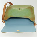 LOUIS VUITTON Monogram Vernis Thompson Street Bag Baby Blue M91009 Auth 140467-9