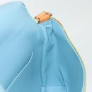 LOUIS VUITTON Monogram Vernis Thompson Street Bag Baby Blue M91009 Auth 140467-20