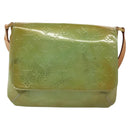 LOUIS VUITTON Monogram Vernis Thompson Street Bag Baby Blue M91009 Auth 140467-13