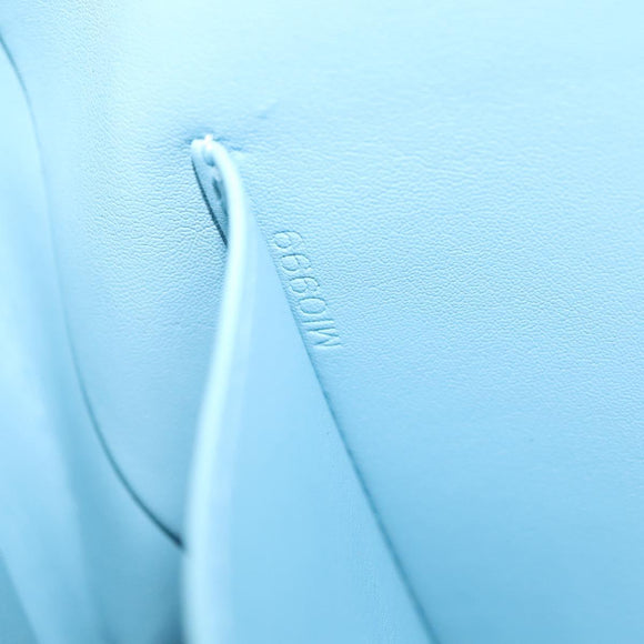 LOUIS VUITTON Monogram Vernis Thompson Street Bag Baby Blue M91009 Auth 140467