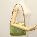 LOUIS VUITTON Monogram Vernis Thompson Street Bag Baby Blue M91009 Auth 140467-23