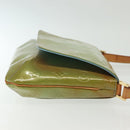 LOUIS VUITTON Monogram Vernis Thompson Street Bag Baby Blue M91009 Auth 140467-3