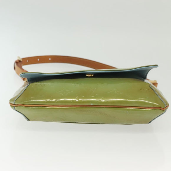 LOUIS VUITTON Monogram Vernis Thompson Street Bag Baby Blue M91009 Auth 140467