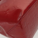 LOUIS VUITTON Monogram Vernis Reade PM Hand Bag Pomme D'amour M91990 Auth 140468-15