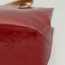 LOUIS VUITTON Monogram Vernis Reade PM Hand Bag Pomme D'amour M91990 Auth 140468-16