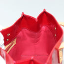 LOUIS VUITTON Monogram Vernis Reade PM Hand Bag Pomme D'amour M91990 Auth 140468-18
